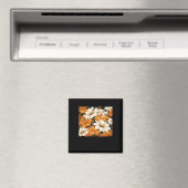 Weiße Wildblumen - Weitsichtigkeit Magnet (In Situ (Geschirrspüler))