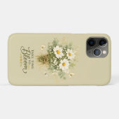 Weiße Wildblumenbouquet Case-Mate iPhone Hülle (Rückseite (Horizontal))