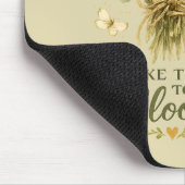 Weiße Wildblumenbouquet Mousepad (Ecke)