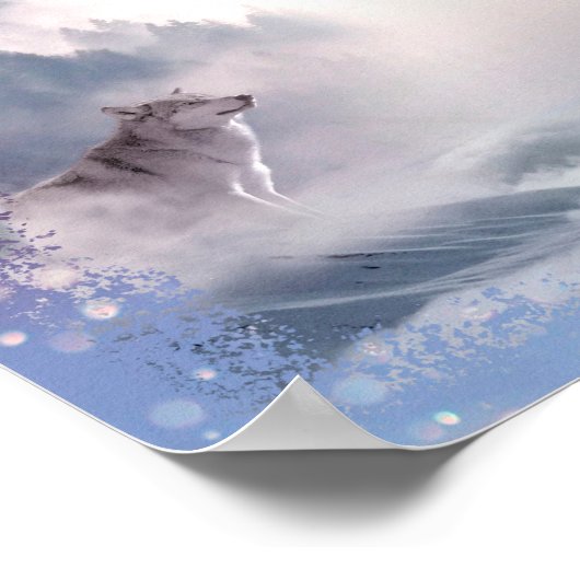 Weiße Wildnis Poster (Ecke)