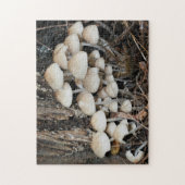 Weiße Wildpilze Puzzle (Vertikal)