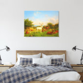 Weiße Wildtiere Leinwanddruck (Insitu (Schlafzimmer))
