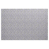 Weiße Windröschen-Anemonen auf Lavendel  Stoff (Fat Quarter (45,7 x 55,9 cm))