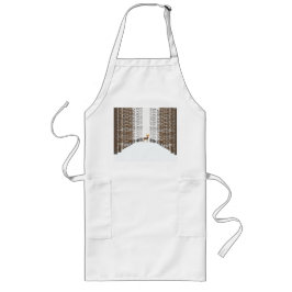 Weiße Winterlandschaft Lange Schürze