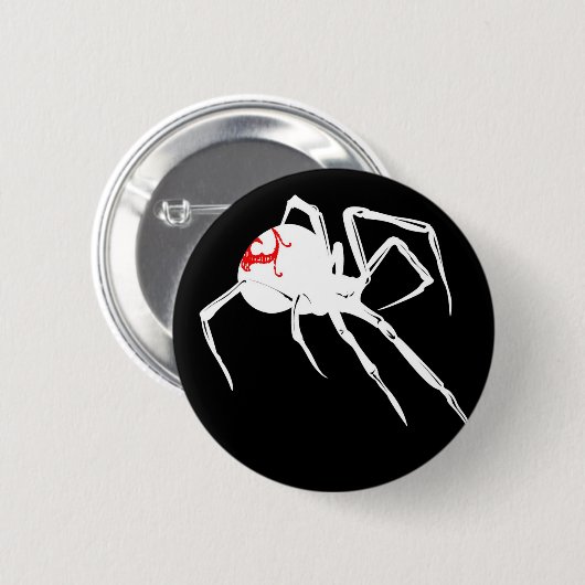 Weiße Witwe Button (Vorne & Hinten)