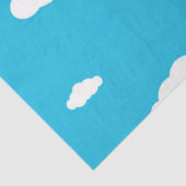 Weiße Wolken auf hellblauem Himmel Seidenpapier (Ausschnitt)