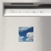 Weiße Wolken Magnet (In Situ (Geschirrspüler))