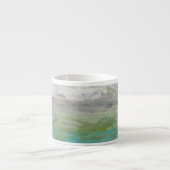 Weiße Wolken mit Blick auf die wunderschöne Landsc Espressotasse (Vorderseite)