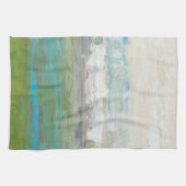 Weiße Wolken mit Blick auf die wunderschöne Landsc Geschirrtuch (Horizontal)