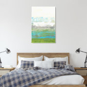 Weiße Wolken mit Blick auf die wunderschöne Landsc Leinwanddruck (Insitu (Schlafzimmer))