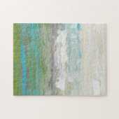 Weiße Wolken mit Blick auf die wunderschöne Landsc Puzzle (Horizontal)