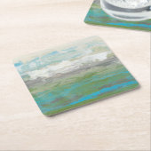 Weiße Wolken mit Blick auf die wunderschöne Landsc Rechteckiger Pappuntersetzer (angewinkelt)