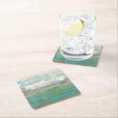 Weiße Wolken mit Blick auf die wunderschöne Landsc Rechteckiger Pappuntersetzer (Vor Ort)