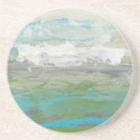 Weiße Wolken mit Blick auf die wunderschöne Landsc