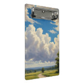 Weiße Wolken und klarer blauer Himmel Mini Klemmbrett (Schrägansicht)