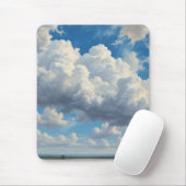 Weiße Wolken und klarer blauer Himmel Mousepad (Mit Mouse)