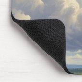 Weiße Wolken und klarer blauer Himmel Mousepad (Ecke)