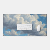 Weiße Wolken und klarer blauer Himmel Schreibtischunterlage (Tastatur & Maus)