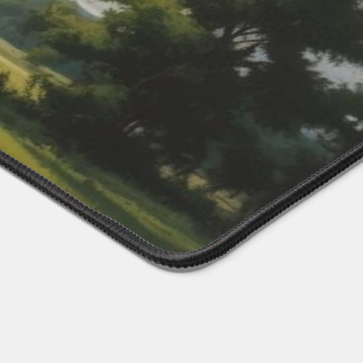 Weiße Wolken und klarer blauer Himmel Schreibtischunterlage (Ecke)