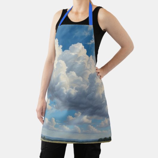 Weiße Wolken und klarer blauer Himmel Schürze (InSitu)