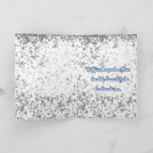 Weiße Worte Karte (Innenseite)