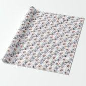 Weiße Würfel mit farbigen Punkten Geschenkpapier (Ungerollt)