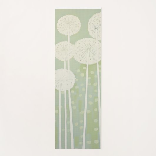 Weiße Yoga Mat Yogamatte (Vorderseite)