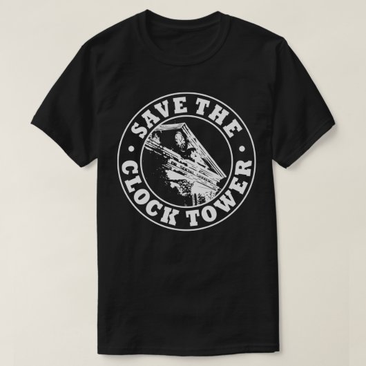 Weiße Zeituhr gerettet. T-Shirt (Design vorne)
