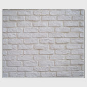 Weiße Ziegelstein-Beschaffenheit Geschenkpapier (Flach)