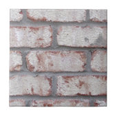 Weiße Ziegelwand Fliese (Vorderseite)