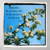 Weiße Zitate Poster (Vorne)