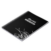 Weiße Zweige Notizblock (Linke Seite)