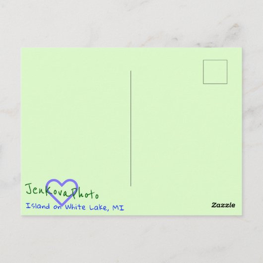 WEISSEE POSTCARD POSTKARTE (Rückseite)