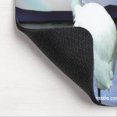 WEISSEGRET, MOON & AURORA Mousepad (Ecke)