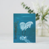 WEISSEGRET POSTKARTE (Stehend Vorderseite)