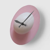 Weißeier Runde Wanduhr (Winkel)