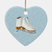 Weißeis-Skate Keramik Ornament (Hinten)