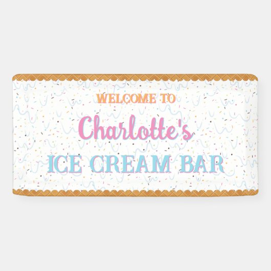 Weißeiscreme Banner (Horizontal)