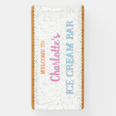 Weißeiscreme Banner (Vertikal)