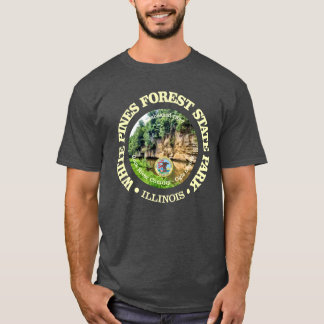 Weißen Kiefernwald T-Shirt