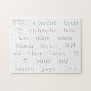 Weißen Puzzle