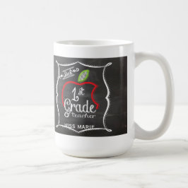 Weissen Sie 1. Lehrer-Kaffee-Tasse des Grad-| Kaffeetasse