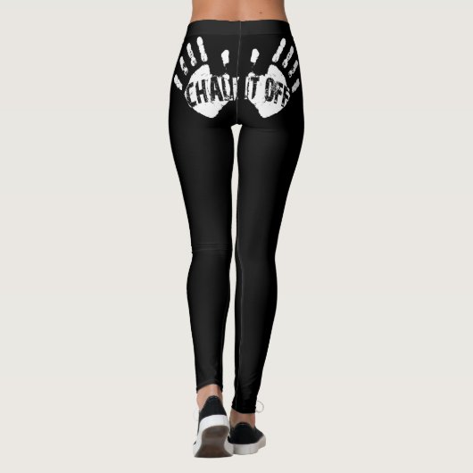 Weissen Sie es weg - Handsy Logo-Leggings Leggings (Rückseite)