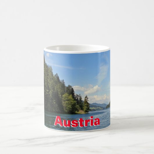 Weißensee, Österreich Kaffeetasse (Mittel)