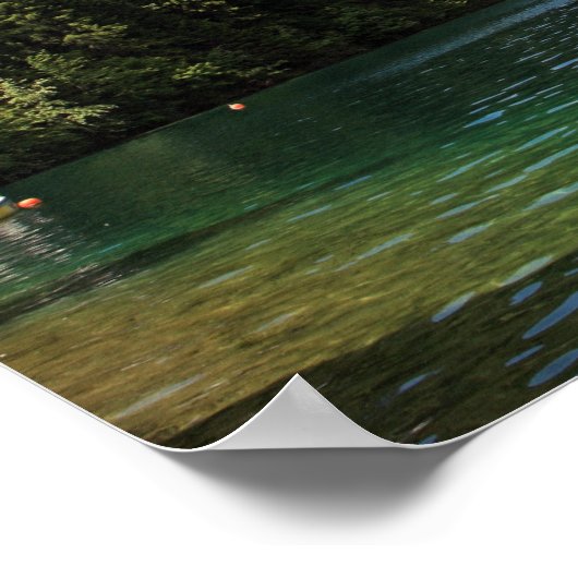 Weißensee, Österreich Poster (Ecke)