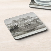 Weissenstein, Ansicht in Richtung zum Schloss vom Getränkeuntersetzer (Linke Seite)