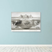 Weißenstein, Aussicht vom Bar aus auf die Burg Leinwanddruck (Insitu (Holzboden))