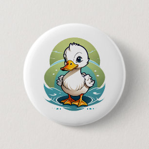 Weißente Button