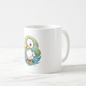 Weißente Kaffeetasse (VorderseiteRechts)