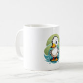 Weißente Kaffeetasse (Vorderseite Links)